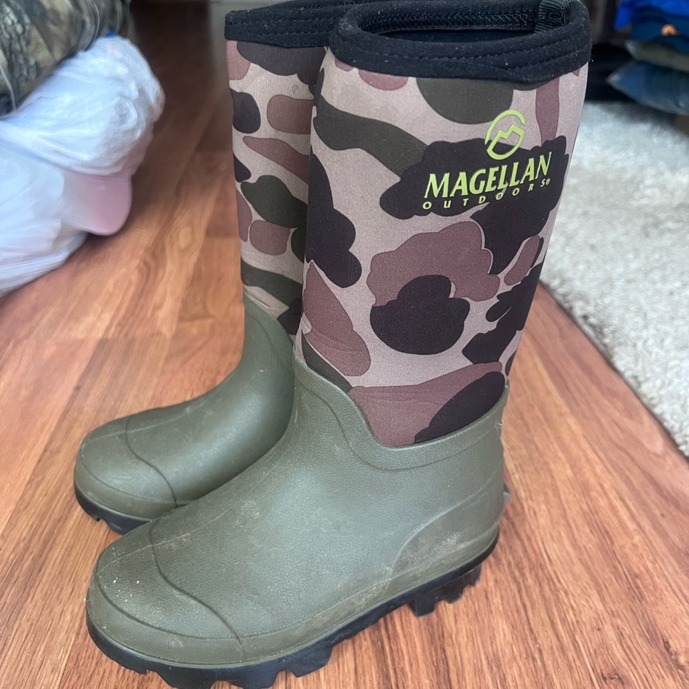 Magellan Outdoors Kids' Camouflage Jersey Knee Boots